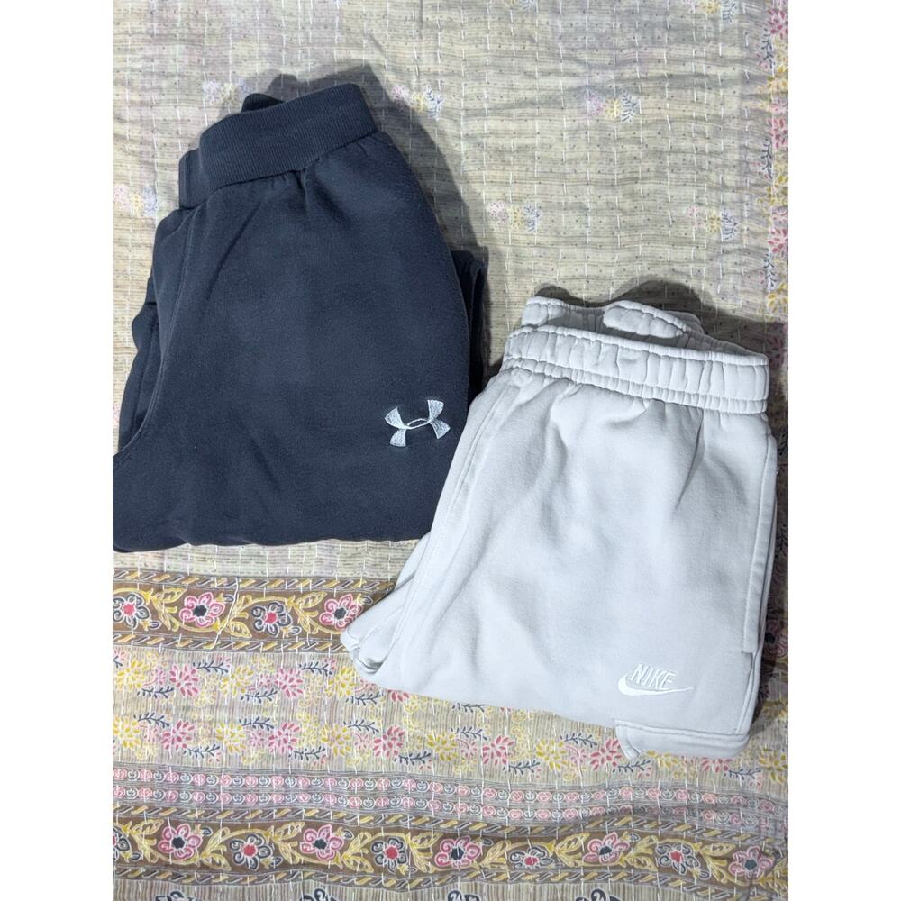 Lot of 2 Cargo Joggers / Sweatpants, Nike and Under Armour, Men's Size M